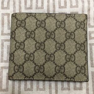 Men’s Authentic and New GG Logo Wallet